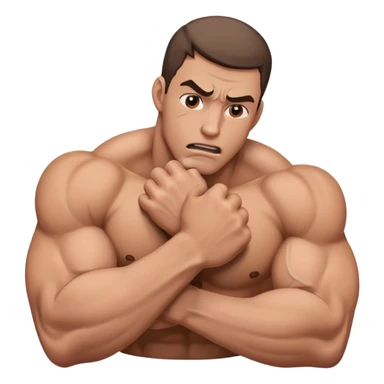 Guy choke hold sticker