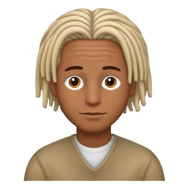 white dude with tight lick hair sticker