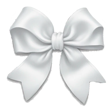 white bow sticker