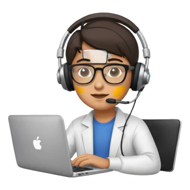 It's like a developer sitting in front of a laptop sticker