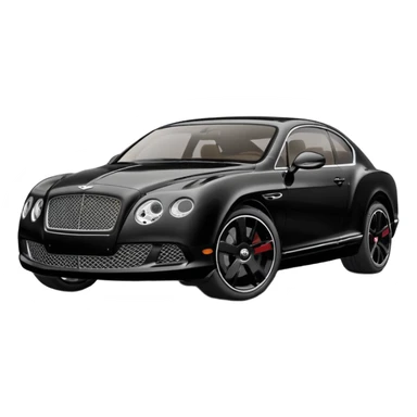black bentley, black rims sticker