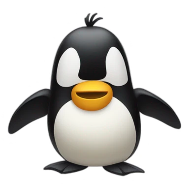 Pingouin maléfique  sticker