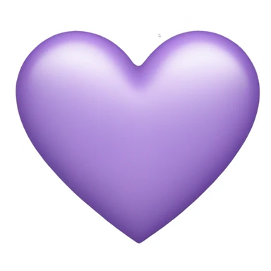 Light purple heart emoj  sticker
