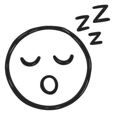 icon sleep face zzz sticker