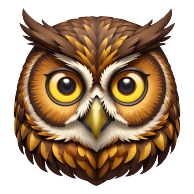 Cabeza de búho  sticker