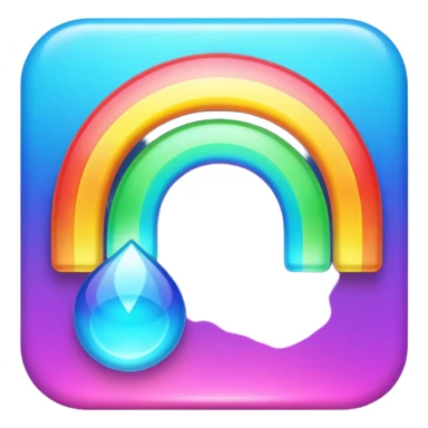 Rainbow Esoteric Energy Icon sticker