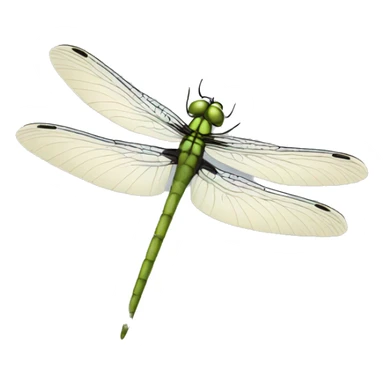 Dragonfly with simplicity down the tail sticker