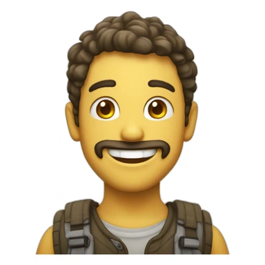 Cetriolo sorridente sticker