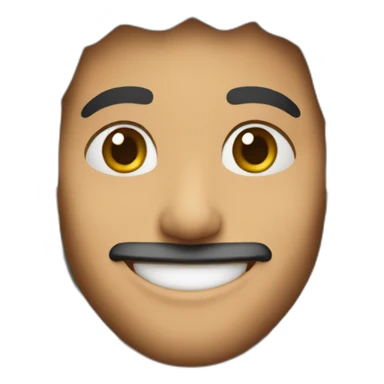 Arab smiling sticker