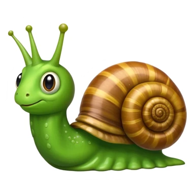 Snail with Long hair  sticker