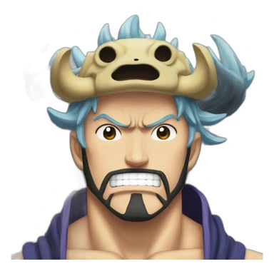 Kaido one piece luffing sticker