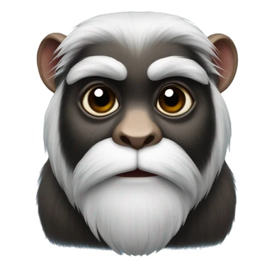 Emperor tamarin  sticker