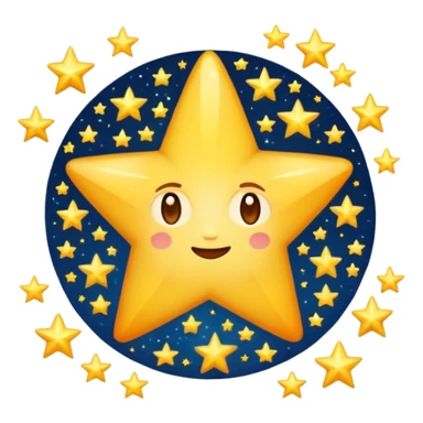estrellas brillando sticker