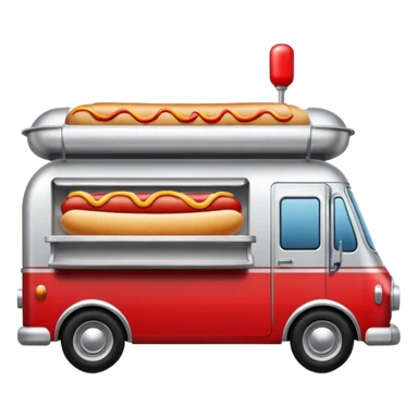 Hotdog truck. sticker