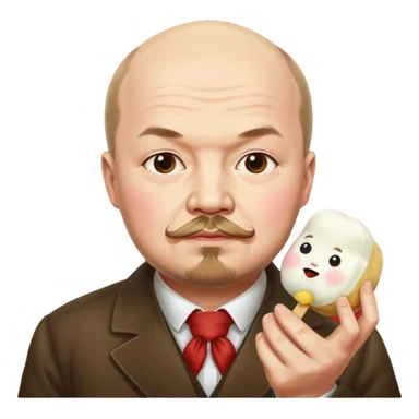 Lenin ăn mochi sticker