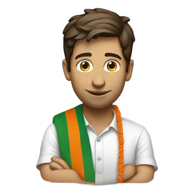 Sam altman thanking in indian tricolor sticker