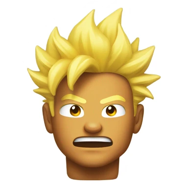 Super saiyan pillow sticker