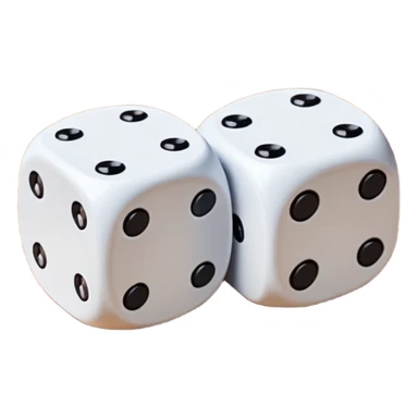two dices sticker