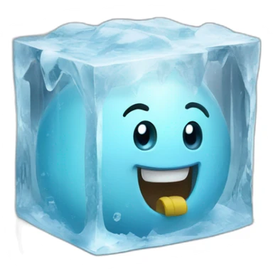 NUMBER 1 INSIDE AN ICE CUB sticker