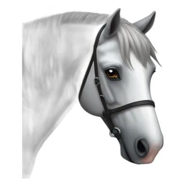 Percheron horse sticker