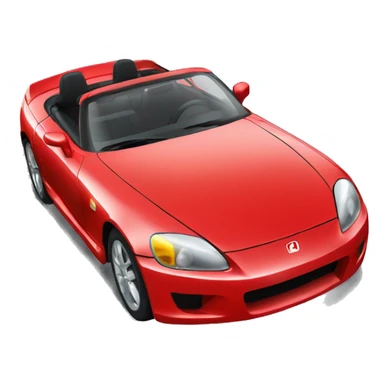 red honda s2000 convertible sticker