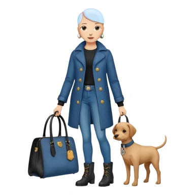 👒
👩‍🦲
🧥👜
👖  
🥾🥾   🦮 sticker