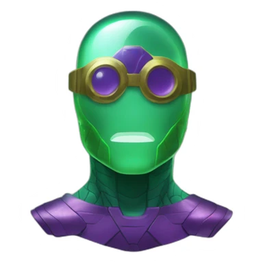 Electric bubble glass mysterio sticker