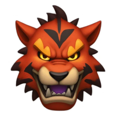 Incineroar logo sticker