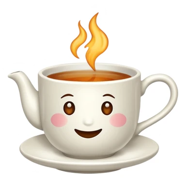 cup of tea cup sticker