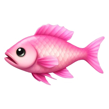fish with pink bow sticker