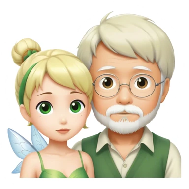 Hayao Miyazaki and Tinker Bell sticker