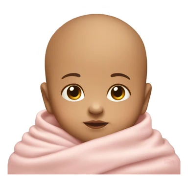 A newborn baby  with neck sticker
