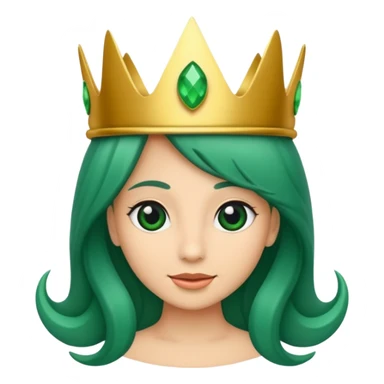 Vibora  con una corona sticker