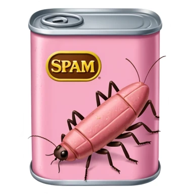 SPAM MEAT CRICKET sticker