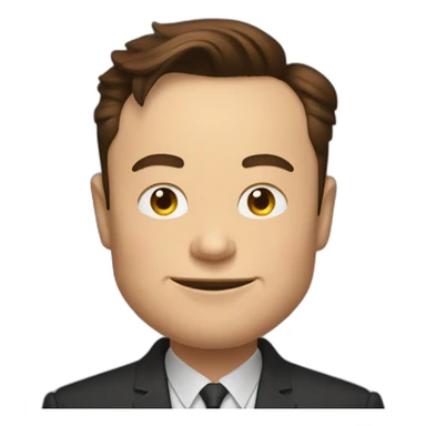 Elon Musk en tesla sticker