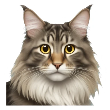 Norwegian forest cat sticker