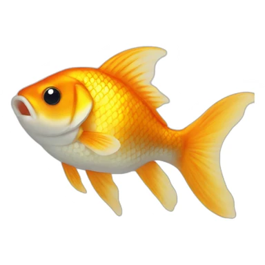 A derpy goldfish sticker