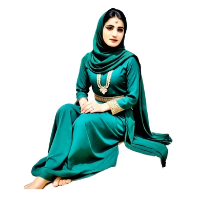 یک پرچم که بالاش سبز و پایینش قرمز و وسطش سفید به همراه نماد خورشید sticker