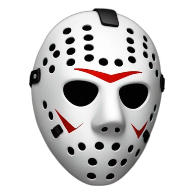Jason Voorhees mask sticker