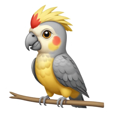 cockatiel parrot bird sticker