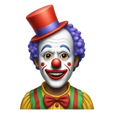 Clown sticker