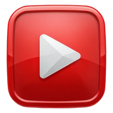 YouTube play button logo without any text  sticker