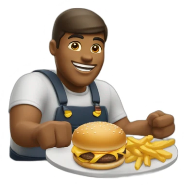 Beau serveur McDonald’s sticker