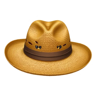 Chapeau de paille sticker