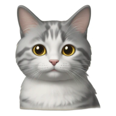 Mélange de chat et de mochie sticker