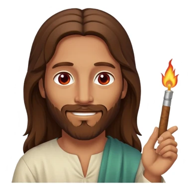 jesus but he’s high as hell on the mary jane sticker