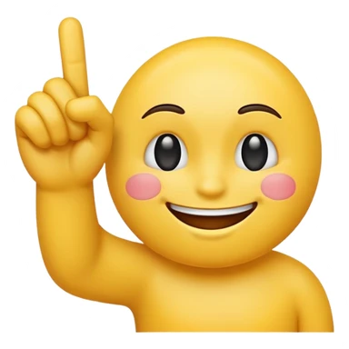 Smiling emoji with the middle finger  sticker