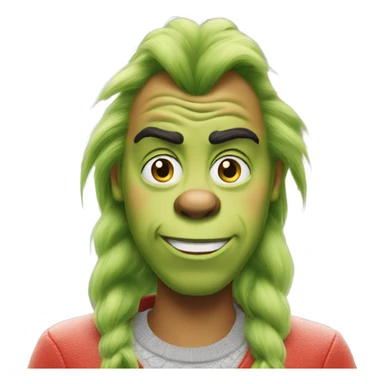 Turn me into the grinch  sticker