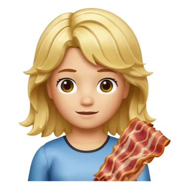 hair bacon roblox sticker