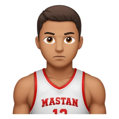 basketball player man sticker